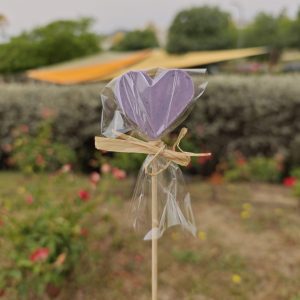 Piruleta de jabón de lavanda